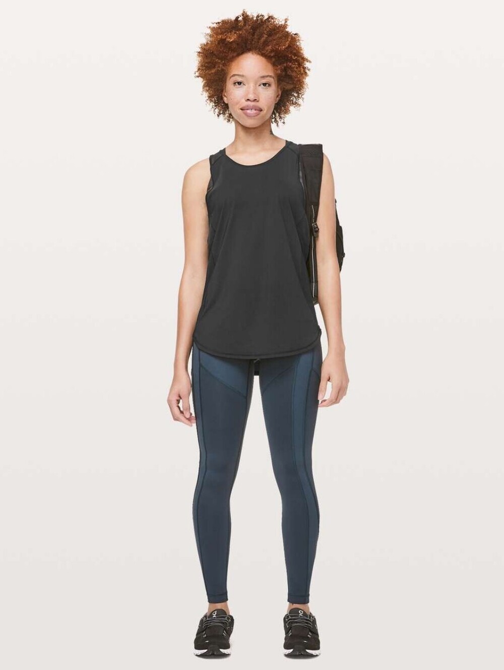 Lululemon Sculpt Tank II Color Black Size 6 Approx Style Number: W1BGYS Active